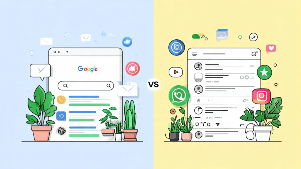 Google Ads vs Instagram Ads comparison