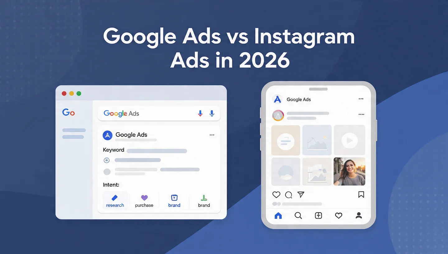 Google Ads vs Instagram Ads in 2026