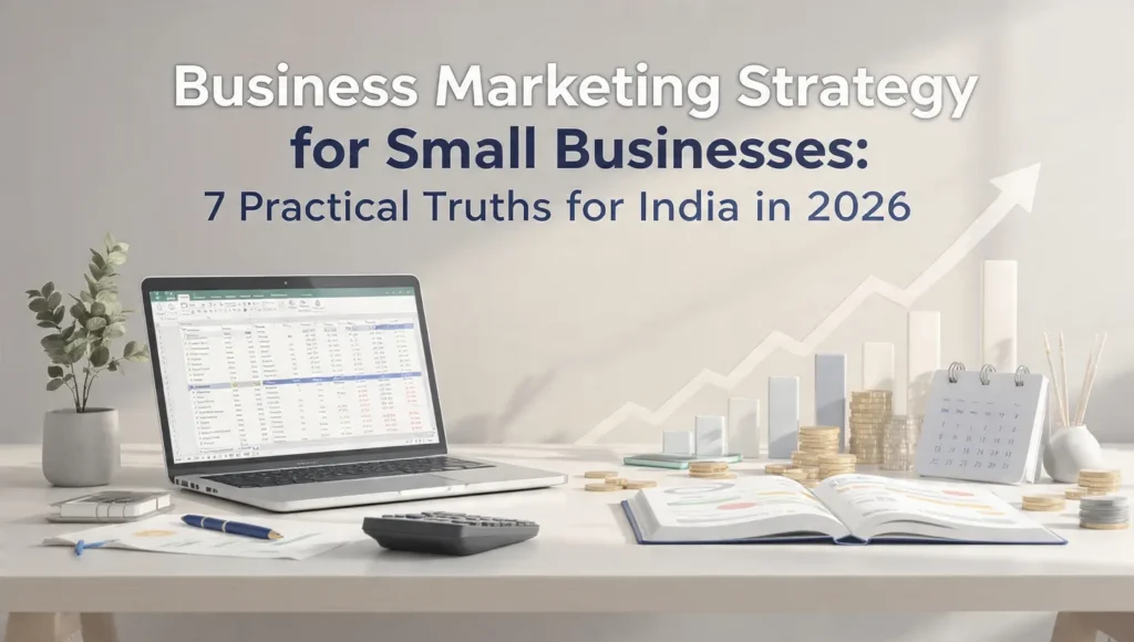 Business Marketing Strategy for Small Businesses in India 2026 practical guide