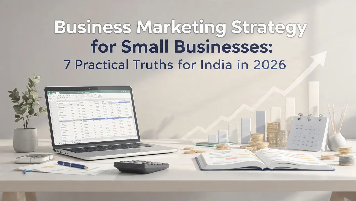 Business Marketing Strategy for Small Businesses in India 2026 practical guide